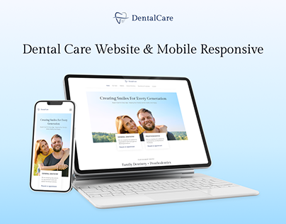 Dental Care Website & Mobile Responsive
