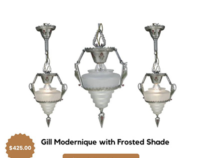 Gill Modernique with Frosted Shade
