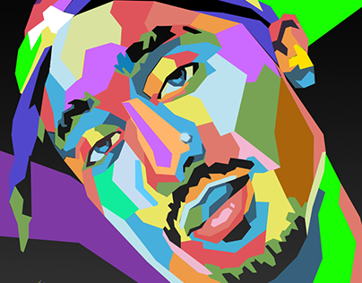WPAP Artistry: Vibrant Creations in Photoshop