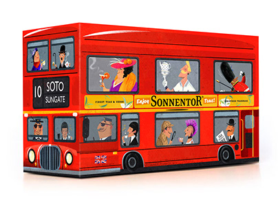 London Bus Tea Box