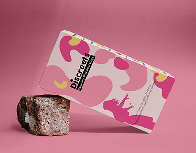 Discreets Sanitary Pad women periods Packaging design