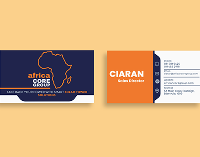 Business Cards African Core Group