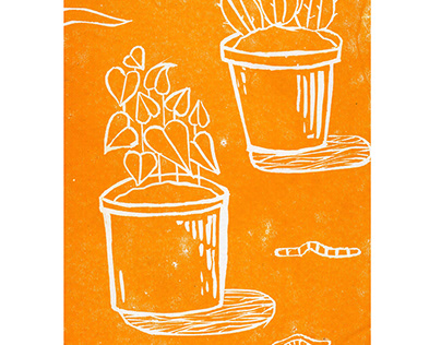 Relief Print making- Linocut and Monoprint