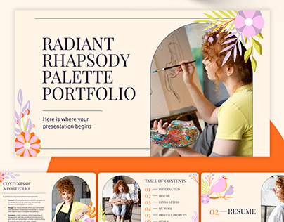 Project thumbnail - Presentation - Radiant rhapsody portfolio