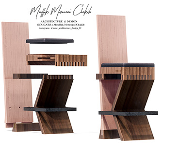 conception, Chaise assemblage en bois