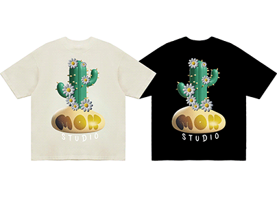 Cactus Tshirt #Mok Studio
