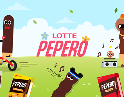 Lotte Pepero Social Poster