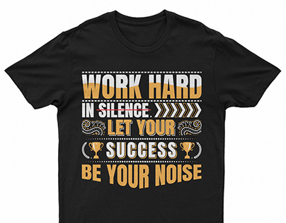 Success quot's typography T-shirt design.