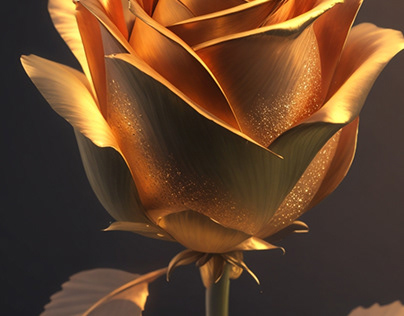 Rose Made Of Gold