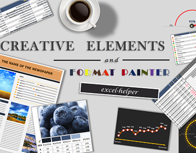 CREATIVE ELEMENTS and FORMAT PAINTER