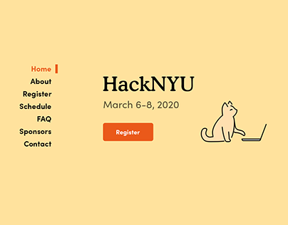 HackNYU 2020 Website