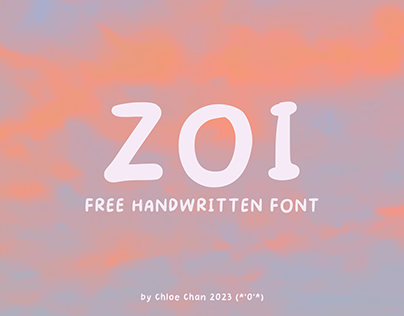 Zoi - Free Handwritten Font