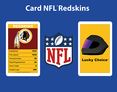 Card NFL - Washington Redskins