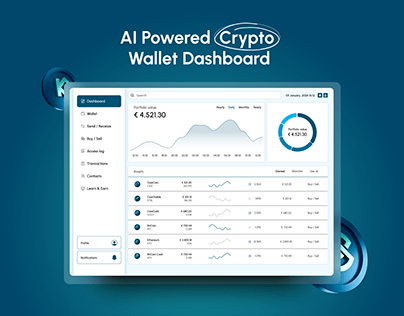 AI-Powered Crypto Wallet Dashboard Development