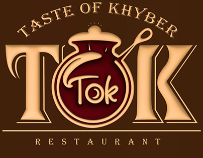 logo TOK restaurant inflated