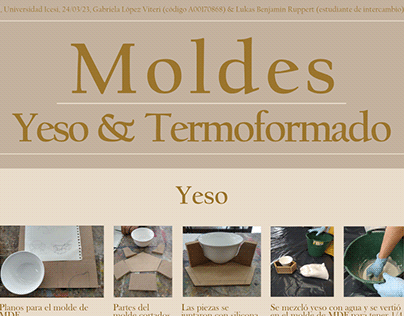 Moldes: Yeso & Termoformado