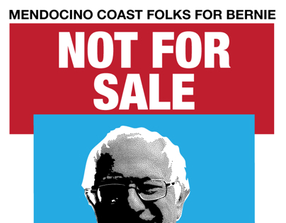 Bernie Sanders 'Not for Sale' Poster & Tshirt Design