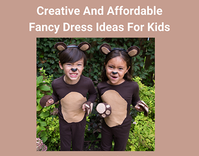 Creative And Affordable Fancy Dress Ideas For Kids