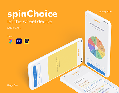 Project thumbnail - Mobile App - UX UI Design - Spin Choice