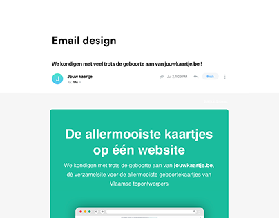 Email design and slicing
