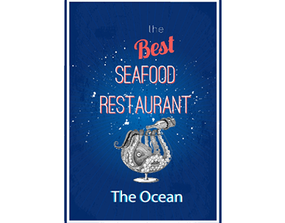 The ocean, seafood restaurant