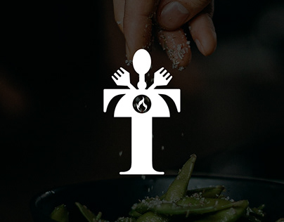 Tricuisine Restaurant Brand Logo Design