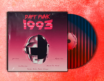 Daft Punk Cover and Record Design