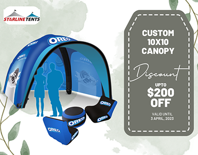 Best prices of custom 10x10 canopy tents.