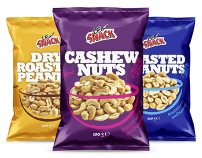 Le Snack Nuts - Packaging Design