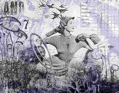 Inktober 2022 - Digital Grunge collages
