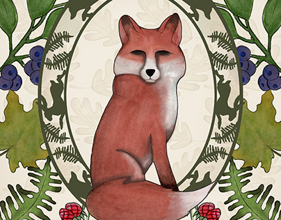 Geek Wildife - The Red Fox commission work