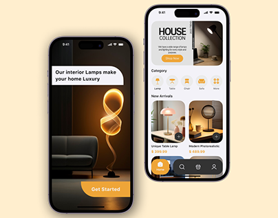 App for a stylish interior store