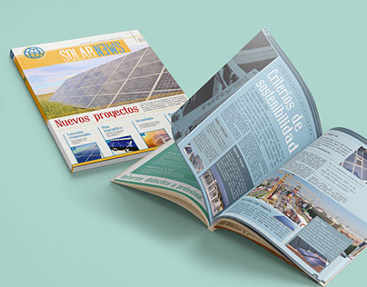 Revista SOLARNEWS · Diseño, maquetación e Id. Corp.