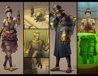 CHARACTER DESING COMIC PROJECT