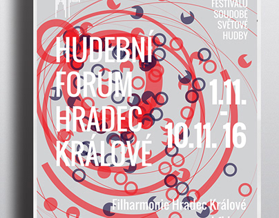 Poster for Hudební Forum Hradec Králové