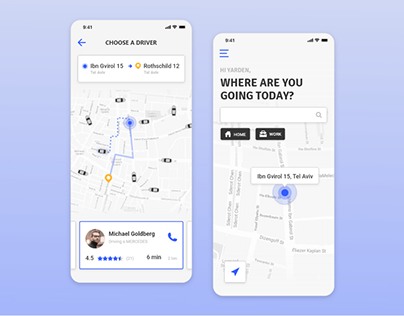 Taxi Search App