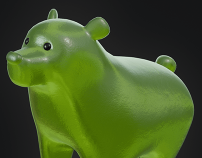 Gummy Grizzly - Creature Model & Design