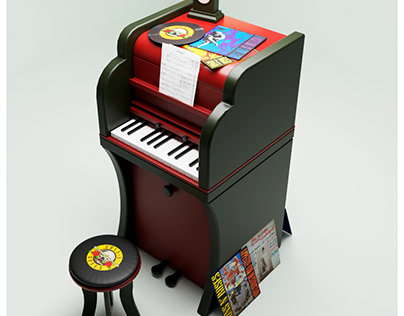 Mini Piano GNR