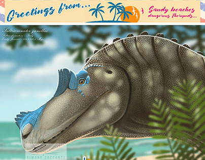 Tropical Lombardia | Fake postcard design