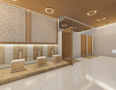 Project thumbnail - Small Ablution Area with WC Design in mall