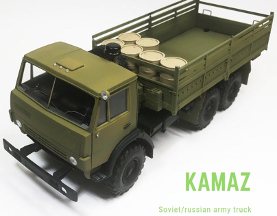 Kamaz model 1/35