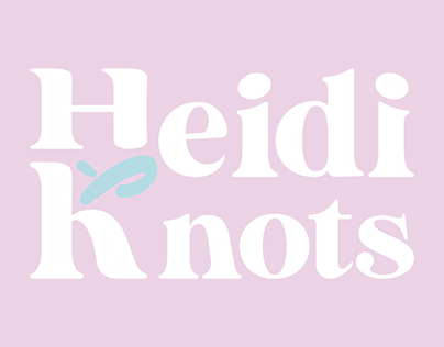 Heidi Knots - Crocheting branding