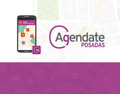 Agendate Posadas - Branding - logo - UI App