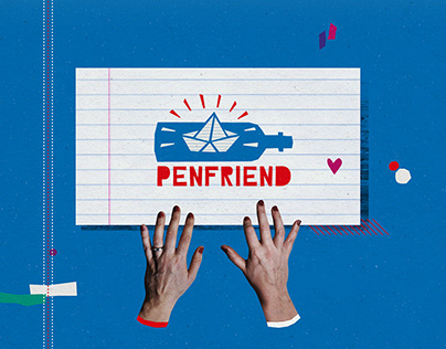 Penfriend identity and intro animation
