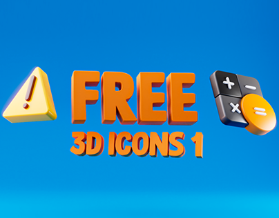 Free 3D Icons 1 - Figma