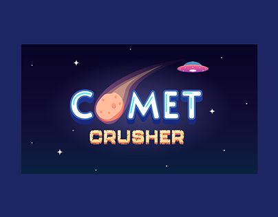 Game UI UX for Comet Crusher: Block Breaker