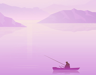 Morning of the fisherman. Illustrations