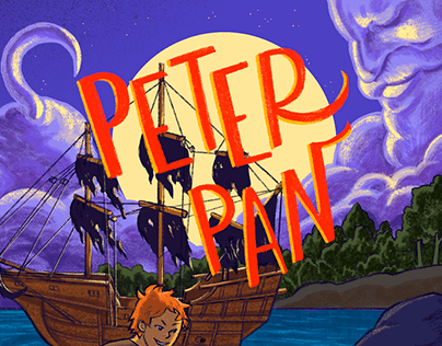 Peter Pan Book Cover and Illustrations