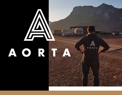 Aorta Events - logotype and brand communication design
