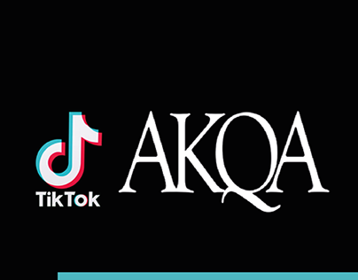 Desafio criativo TikTok - AKQA